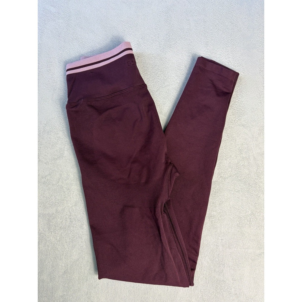 Victoria's Secret Burgundy Yoga Leggings‎ XS